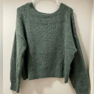 Oversized Pullover Forest Green Sweater
